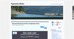 Desktop Screenshot of blog.highwaterfilters.com